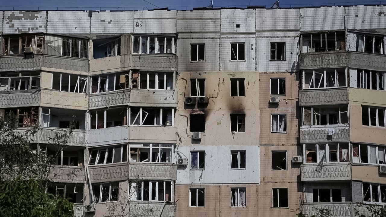 Aftermath of a Russian drone strike in Odesa. Credit: Reuters Photo