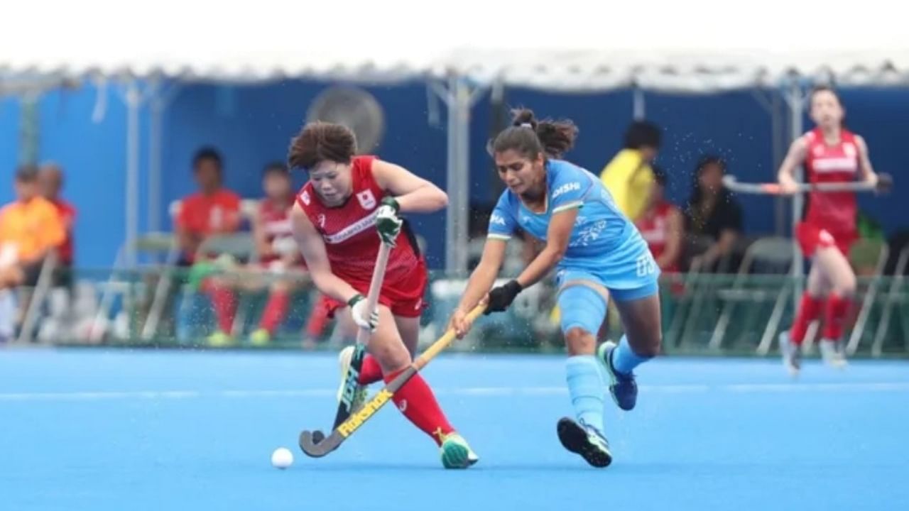India outshine Japan 1-0 to enter final of Women's Jr Asia Cup, qualify for FIH Jr Hockey Women's World Cup. Credit: Twitter/ hockeyindia.org