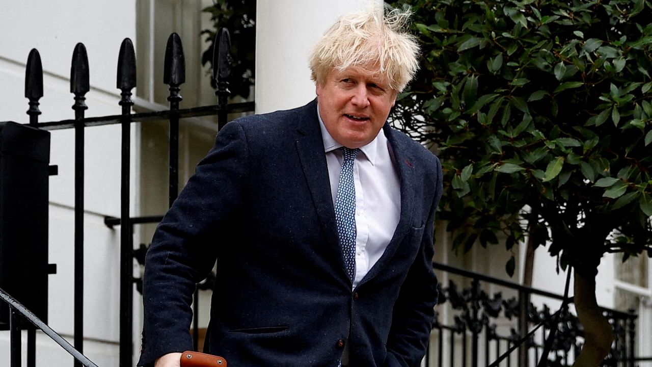 Former British Prime Minister Boris Johnson. Credit: Reuters Photo