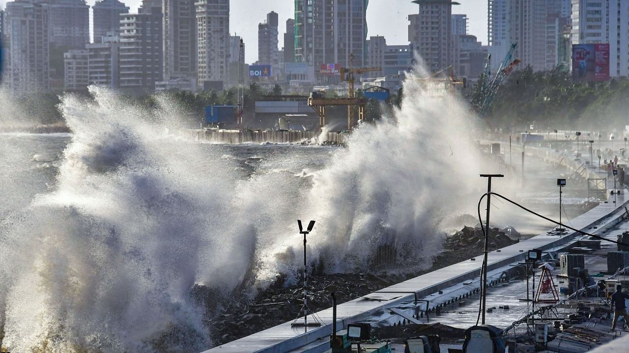 Cyclone Biporjoy in Arabian Sea. Credit: PTI Photo