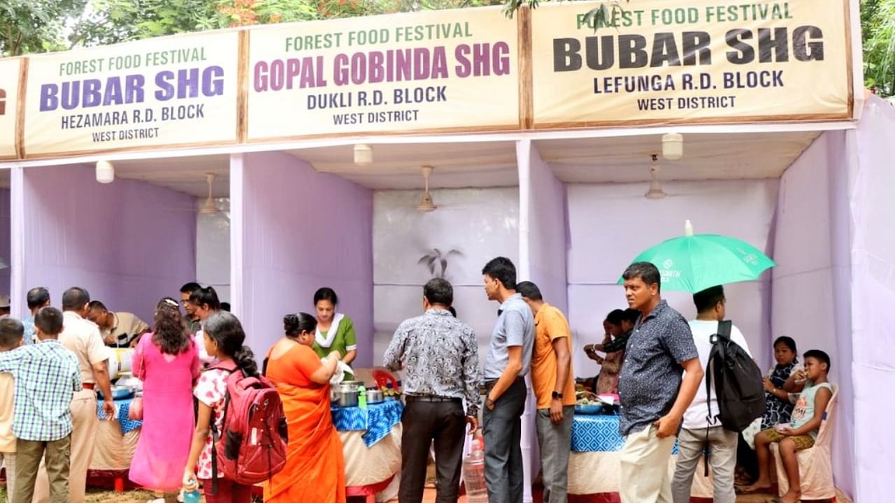 Tripura forest food festival in Agartala. Credit: Twitter/@ForestTripura