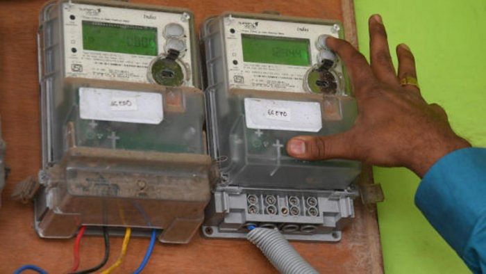 Electricity meters. Credit: DH Photo/S K Dinesh