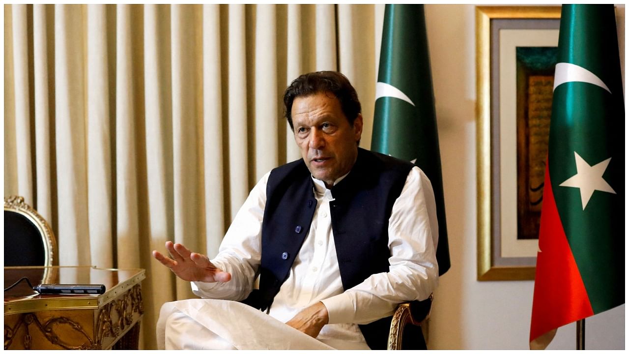 Former Pakistani Prime Minister Imran Khan. Credit: Reuters Photo