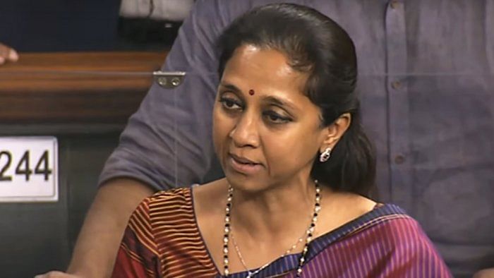 Supriya Sule file photo. Credit: PTI Photo