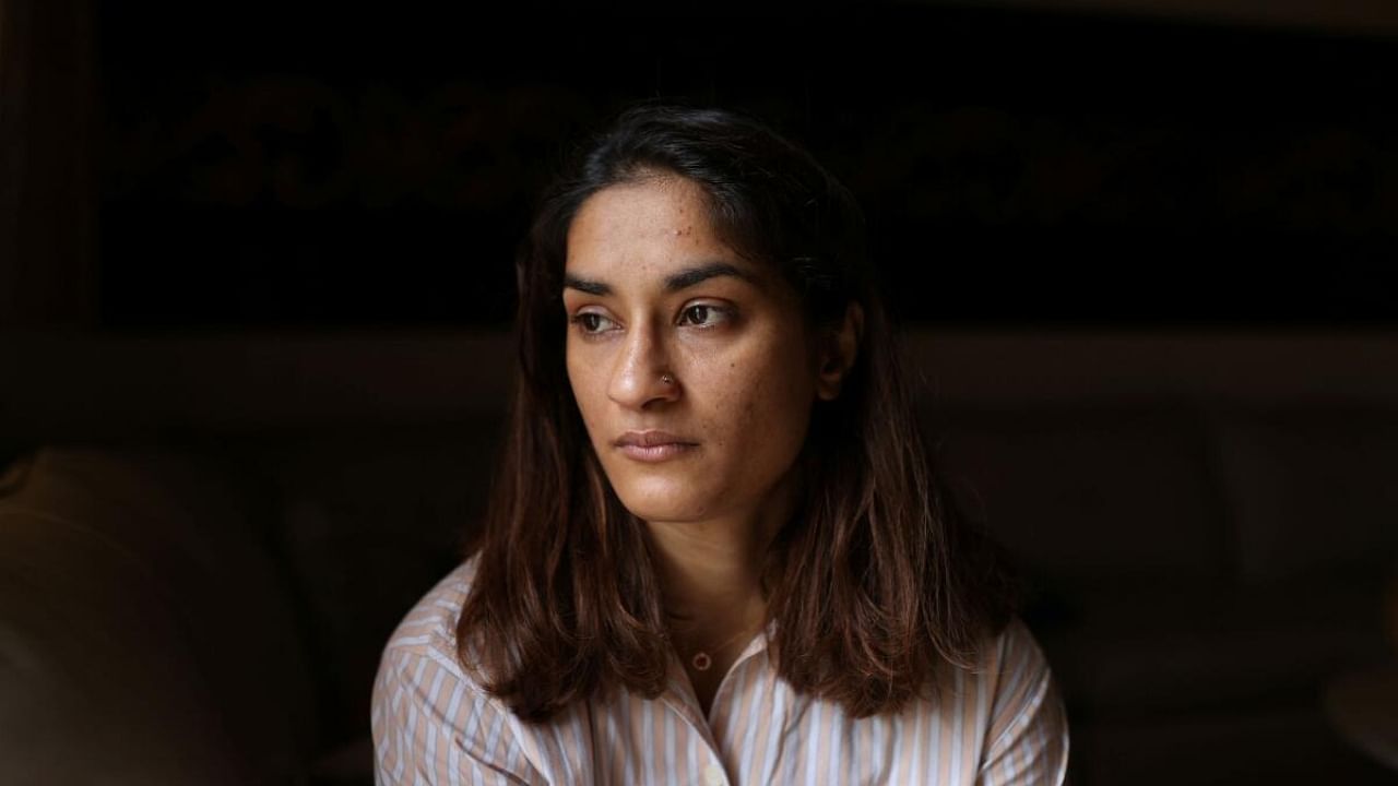 Wrestler Vinesh Phogat. Credit: Reuters Photo