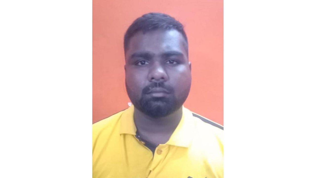 Photo of the accused auto driver S R Ashwath. Credit: DH Photo