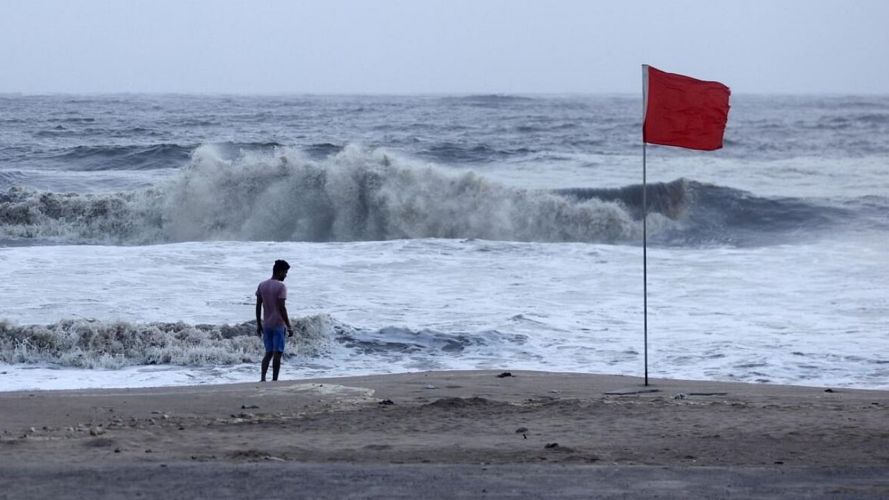 Warnings against Cyclone Biparjoy have been issued in several states in the west coast of India. Credit: Reuters Photo. Credit: PTI Photo