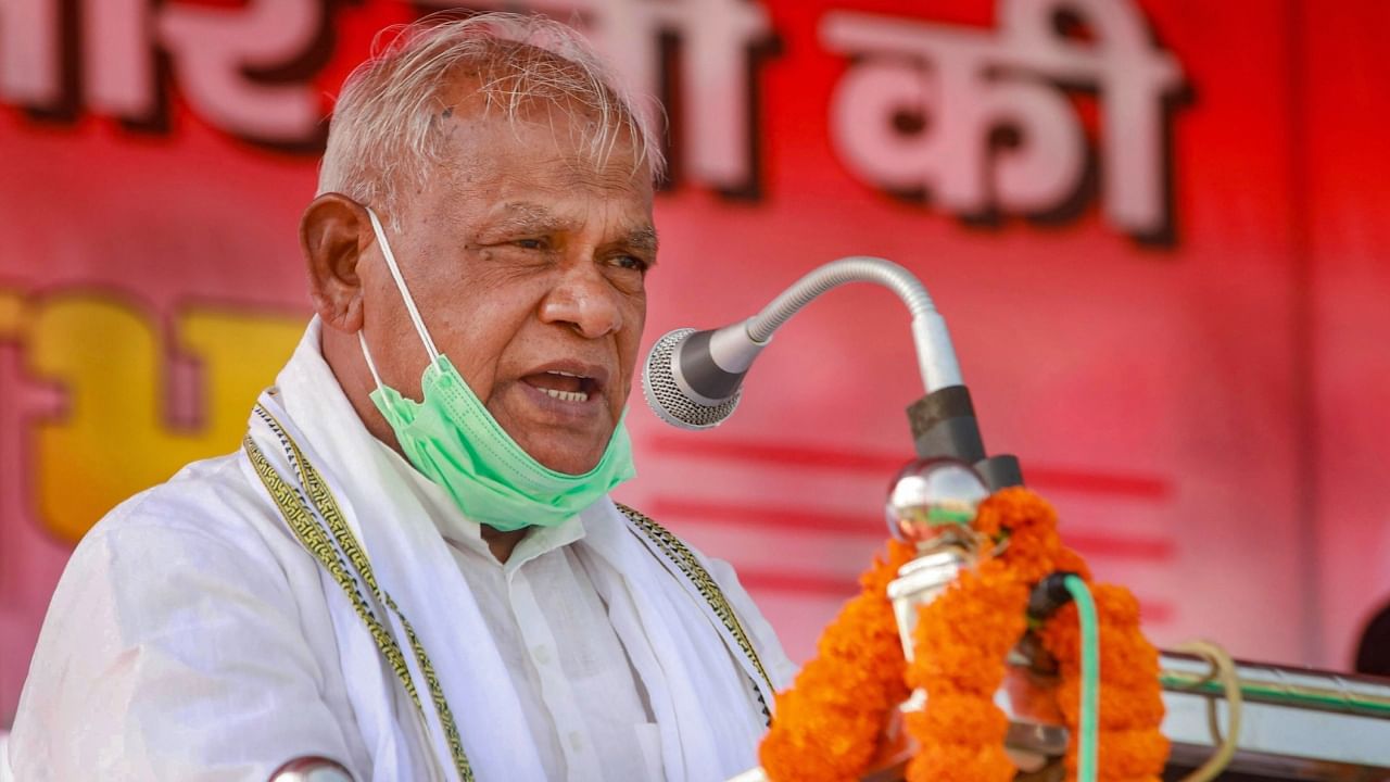 Hindustani Awam Morcha (HAM) founder Jitan Ram Manjhi. Credit: PTI File Photo