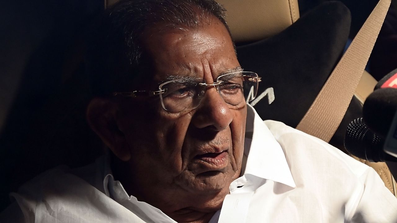 Congress' 92-year-old Shamanur Shivashankarappa. Credit: DH File Photo