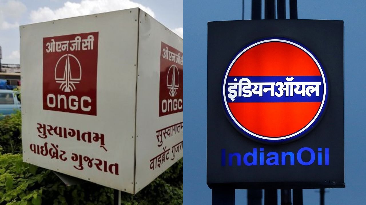 ONGC (L); Indian Oil (R). Credit: Reuters File Photos