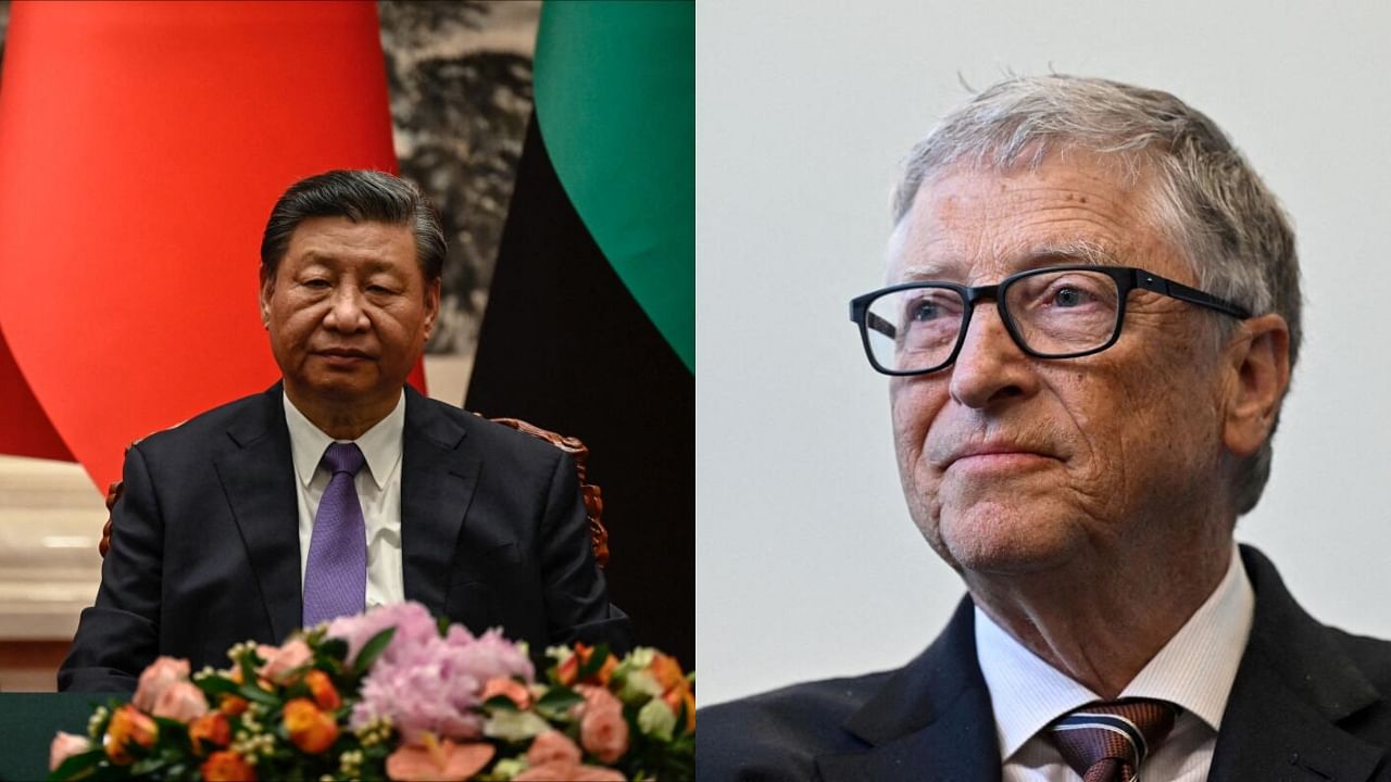 Xi Jinping, Bill Gates. Credit: Reuters Photos