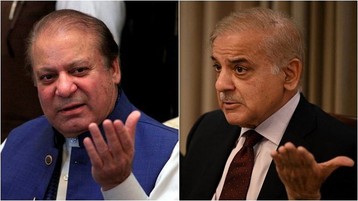 Nawaz Sharif (L) and Shehbaz Sharif. Credit: Agency Images