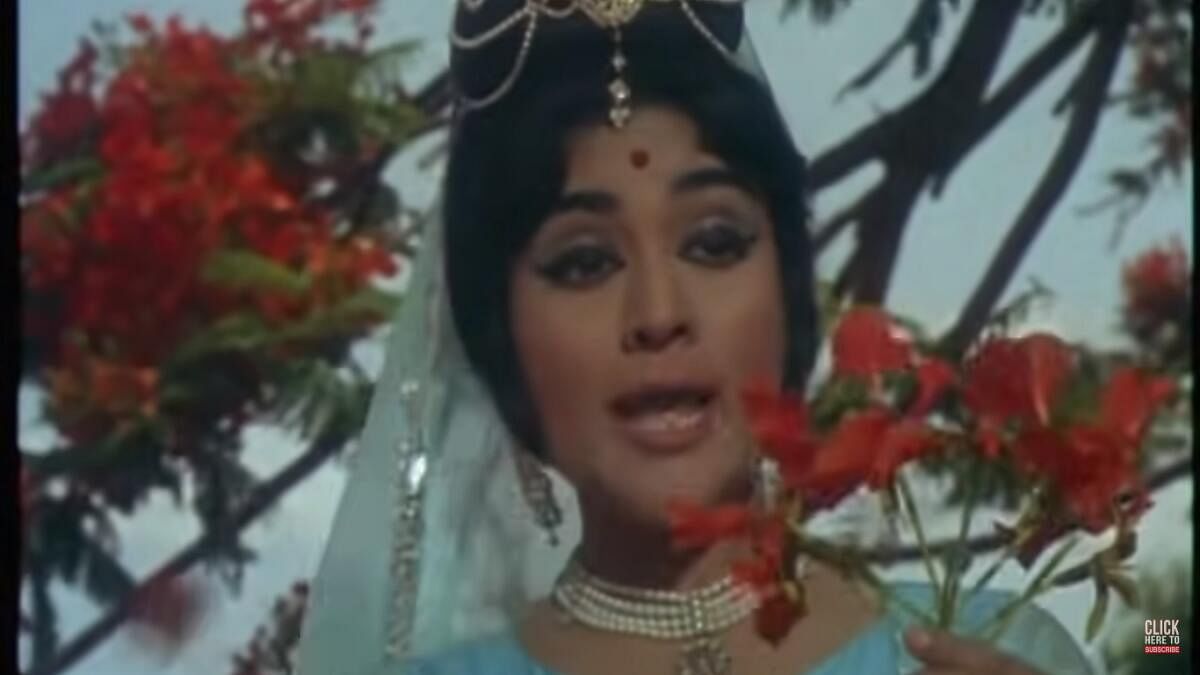Sharda is most remembered for the song ‘Titli Udi’ from ‘Suraj’ (1966).