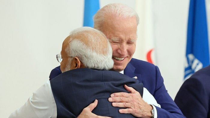 Joe Biden and Narendra Modi. Credit: IANS Photo