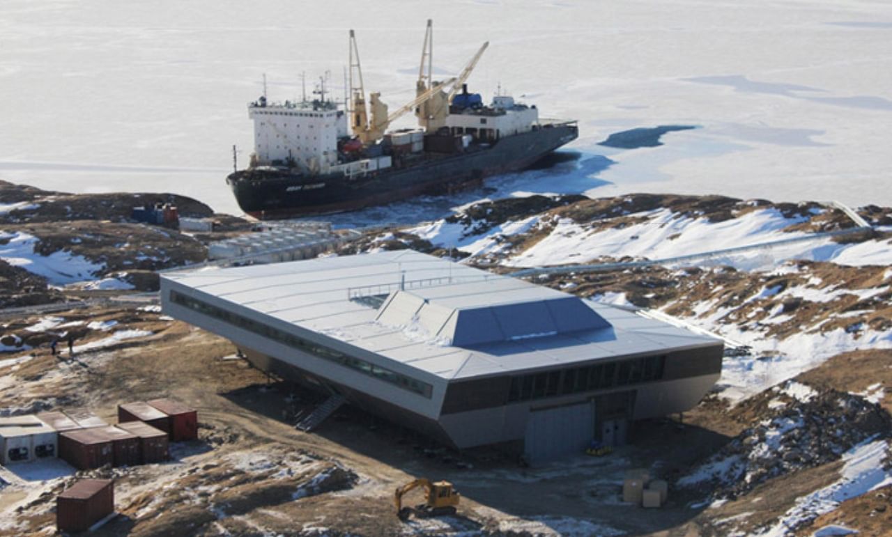 India's Antarctic research station 'Bharati'. Credit: https://ncpor.res.in/ Website 