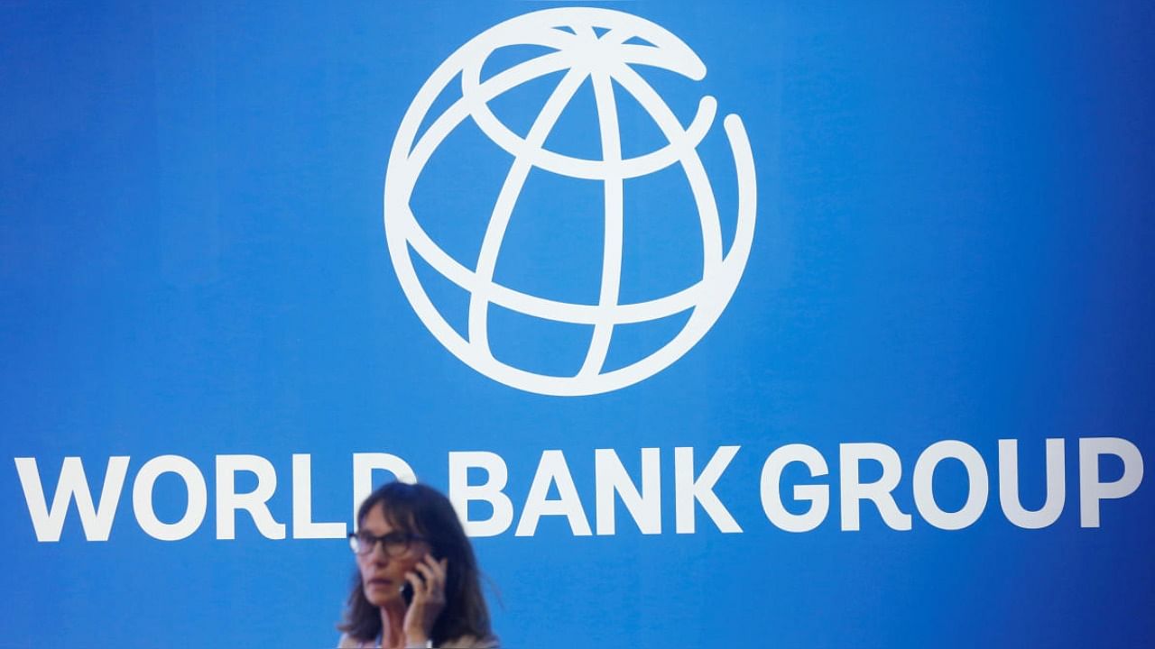 The logo of the World Bank is seen at an IMF-WB meeting in Bali. Credit: Reuters Photo