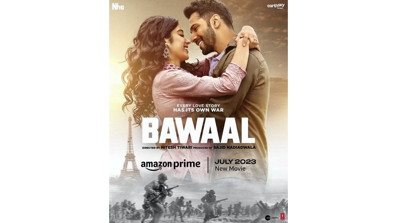 The poster of 'Bawaal'. Credit: PTI Photo