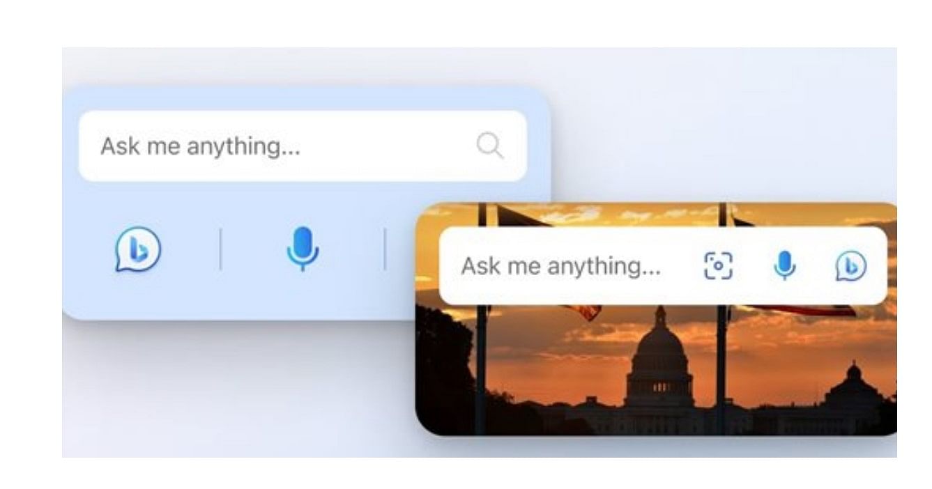 ChatGPT-based Bing Chat Widget finally arrives on iPhones. Credit: Microsoft