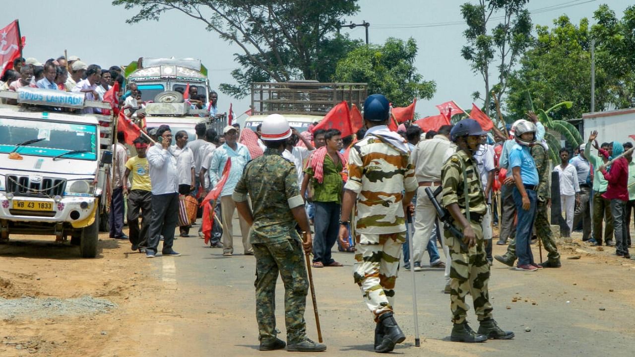 Opposition parties in Bengal have alleged that their candidates and supporters faced violence and intimidation by TMC. Credit: PTI File Photo