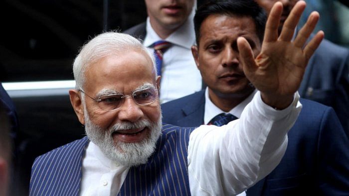 Indian Prime Minister Narendra Modi arrives in New York. Credit: Reuters Photo