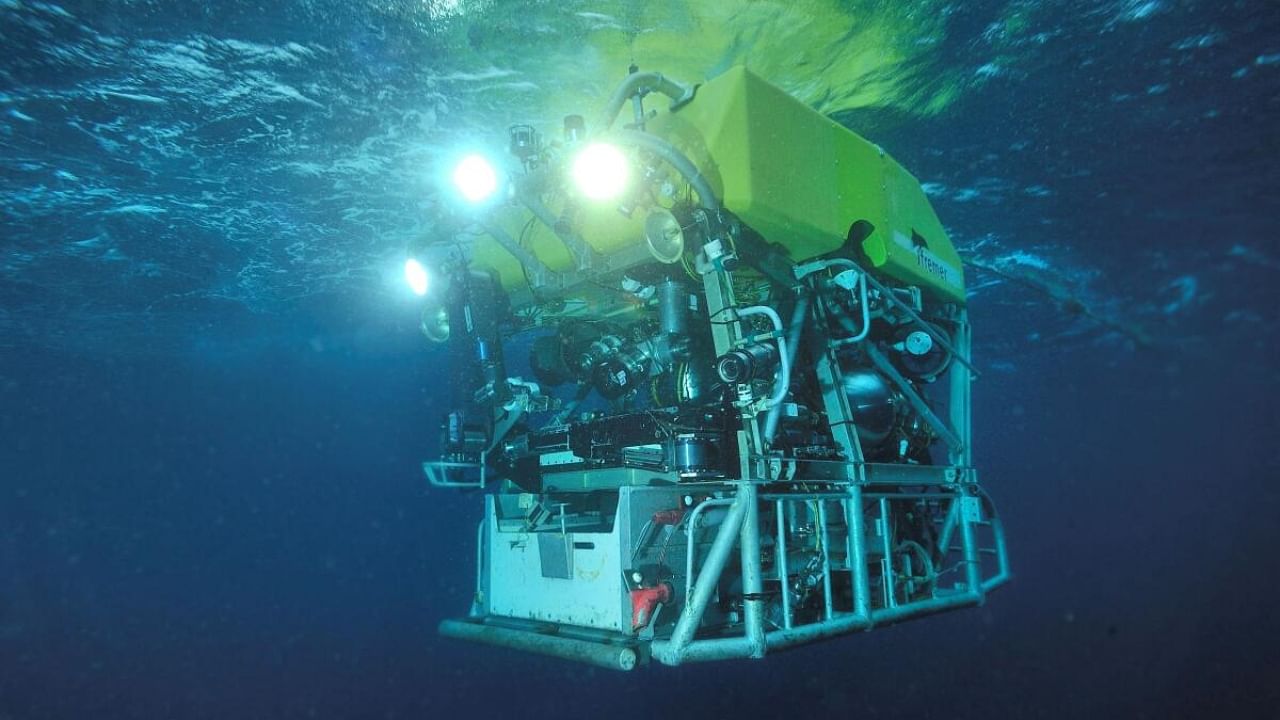 A view shows the ROV (Remotely Operated underwater Vehicle) Victor 6000 in this undated photograph released by Ifremer. Credit: Reuters Photo
