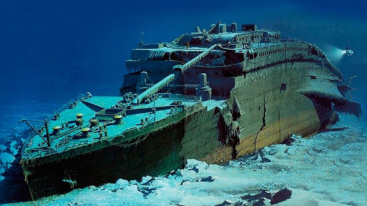 View of Titanic wreck. Credit: Twitter/@ronniechirchir