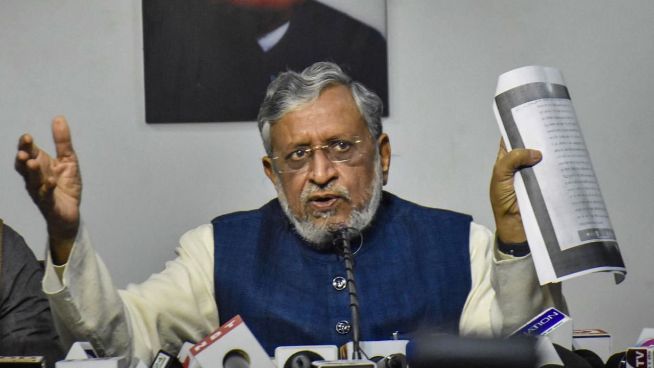 Bihar BJP leader Sushil Modi. Credit: PTI Photo