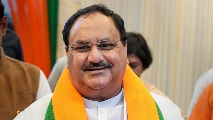 BJP President J P Nadda. Credit: PTI Photo