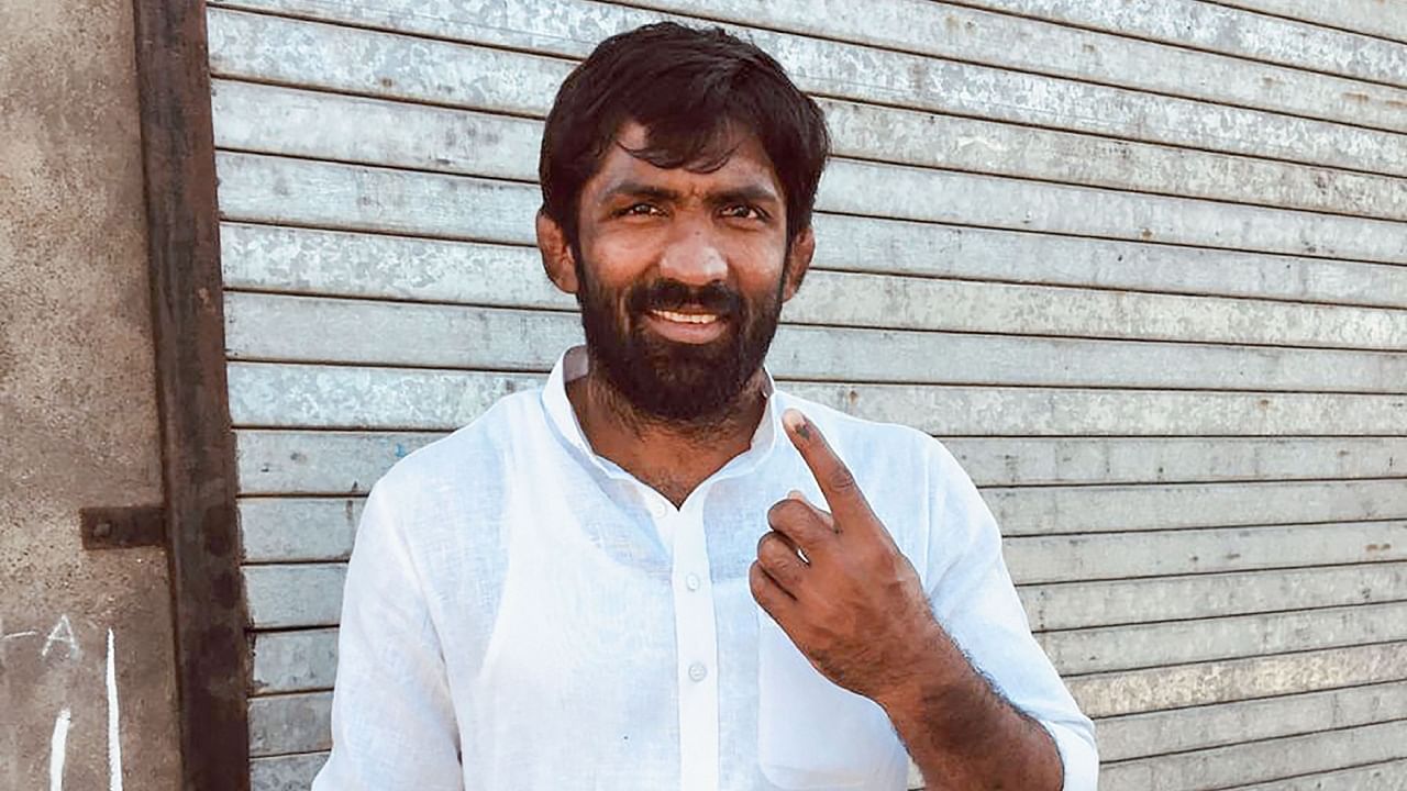 Olympic medallist and BJP leader Yogeshwar Dutt. Credit: PTI File Photo