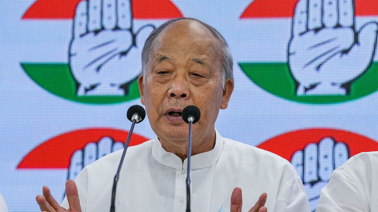 Former Manipur CM Okram Ibobi Singh. Credit: PTI File Photo