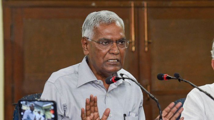 CPI General Secretary D Raja. Credit: PTI Photo  