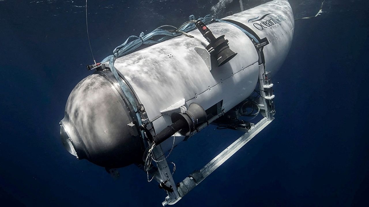 The Titan submersible operated by OceanGate Expeditions. Credit: Reuters File Photo