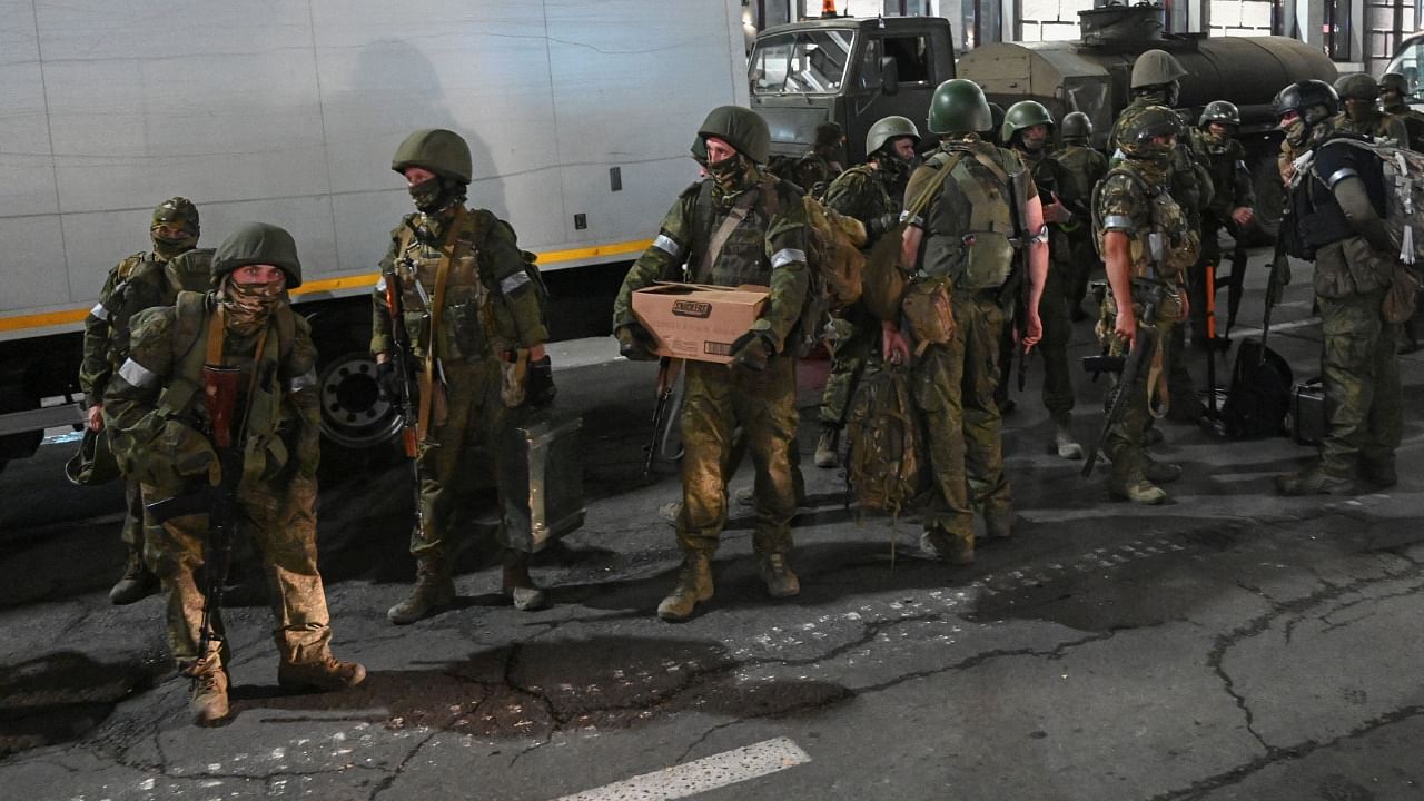 Russian Wagner fighters start pulling out of Rostov-on-Don. Credit: Reuters Photo