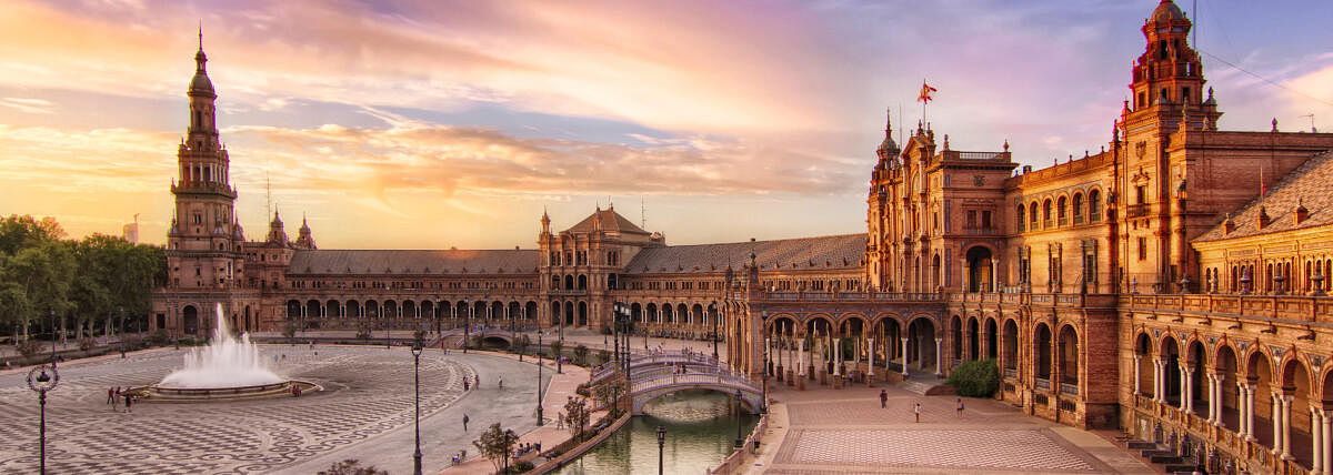 Plaza de España is the most famous square in Seville. PHOTO COURTESY WIKIPEDIA