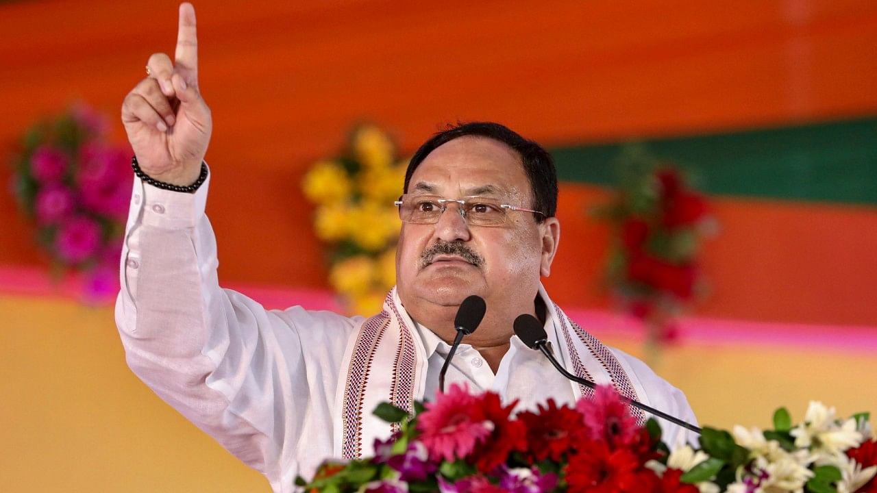 BJP President J P Nadda. Credit: PTI Photo