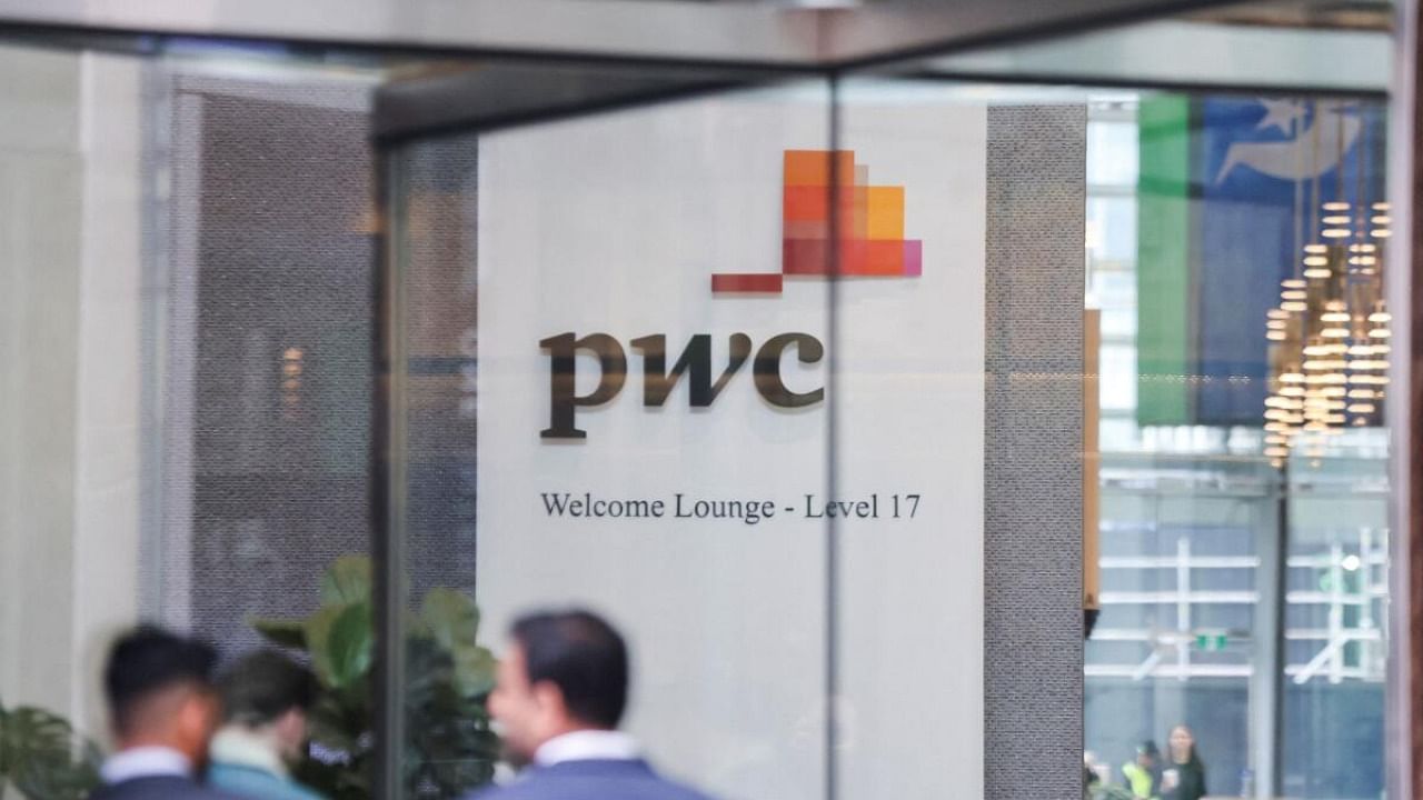 PwC sign. Credit: Reuters Photo