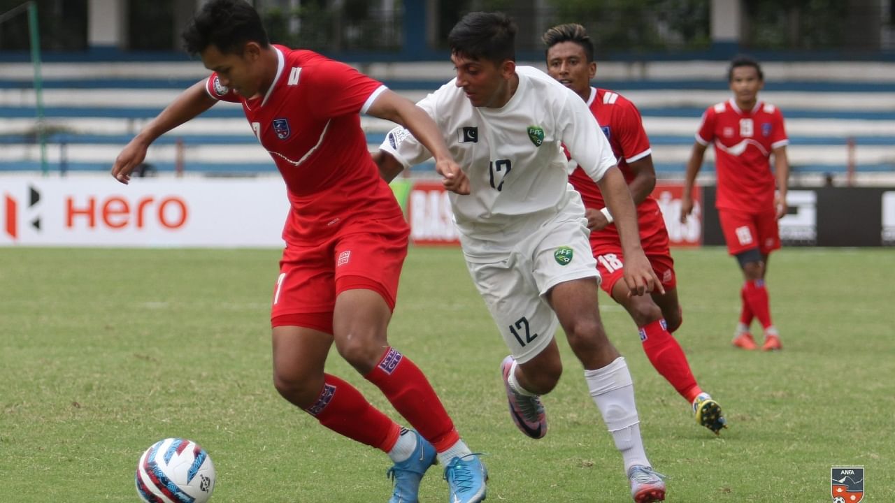 Nepal defeated Pakistan 1-0. Credit: Twitter/@theanfaofficial