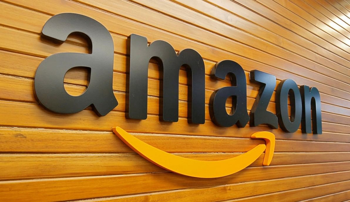 Amazon logo. Credit: REUTERS FILE PHOTO