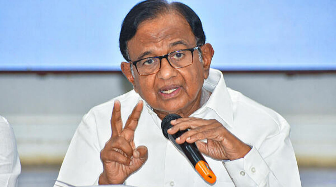 Senior Congress leader P Chidambaram. Credit: PTI Photo