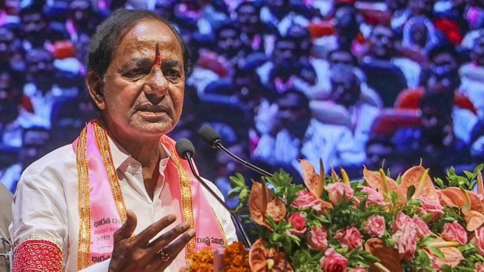 Telangana Chief Minister K Chandrashekar Rao. Credit: PTI Photo