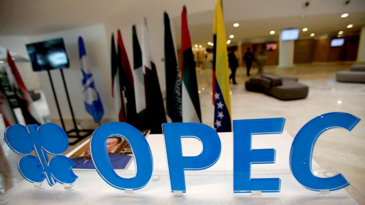 The OPEC logo. Credit: Reuters File Photo