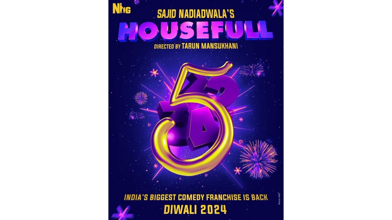 Akshay Kumar announced the 5th instalment Housefull. Credit: Twitter/@akshaykumar