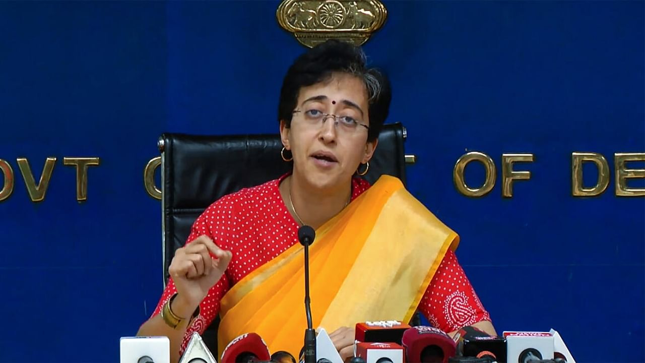 AAP Cabinet Minister Atishi Marlena. Credit: PTI File Photo