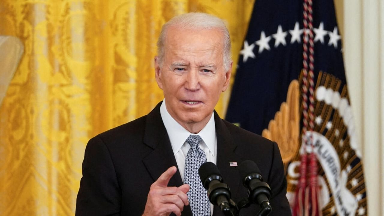 US President Joe Biden. Credit; Reuters Photo