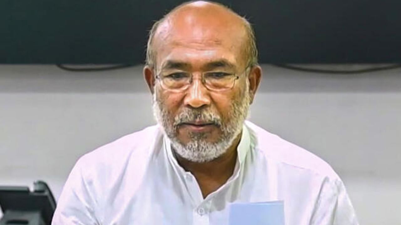 Manipur CM Biren Singh. Credit: PTI Photo