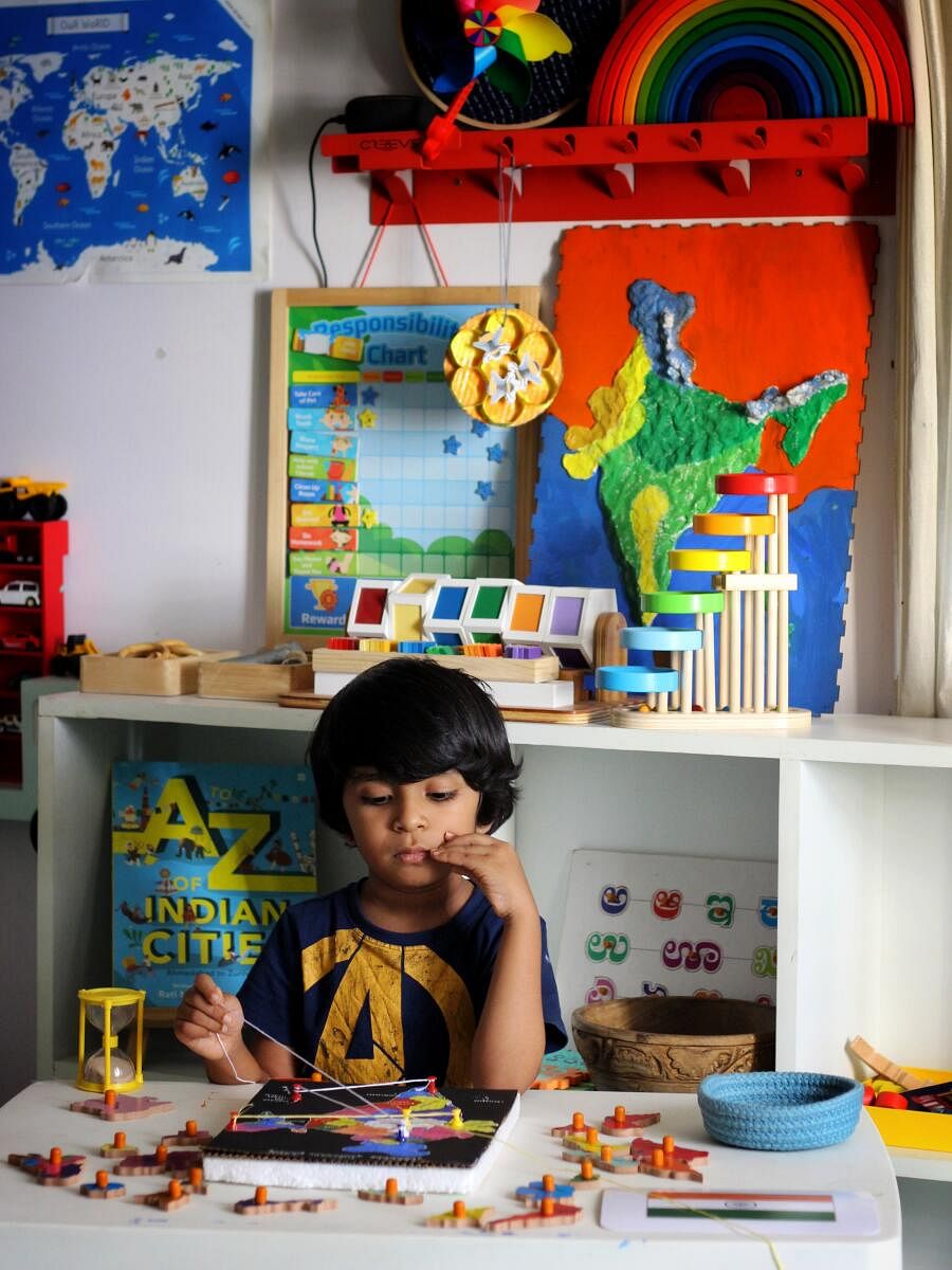 Aditya in his den