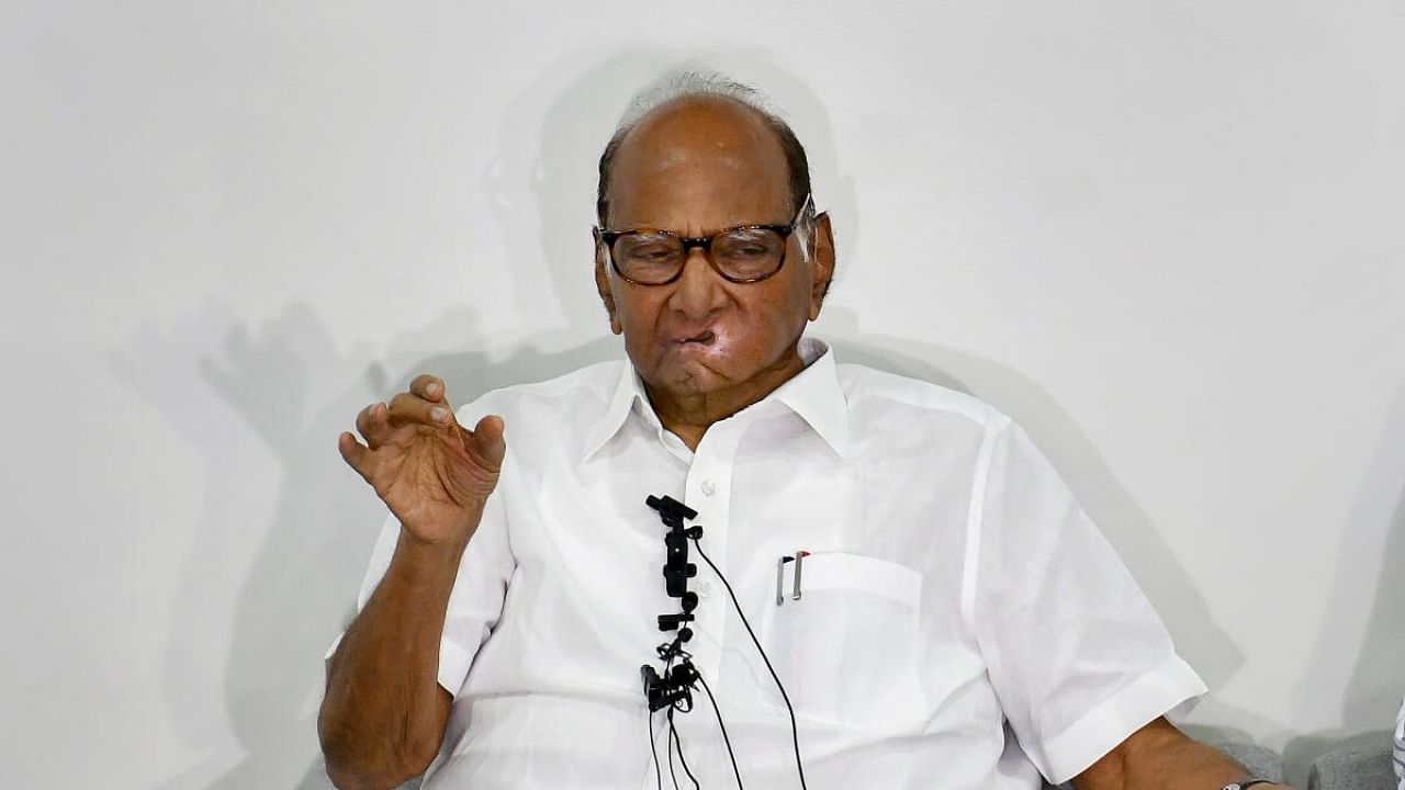 Nationalist Congress Party (NCP) supremo Sharad Pawar. Credit: PTI Photo