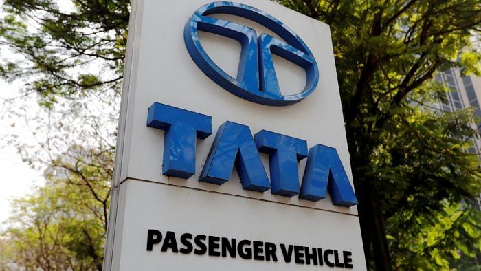 Tata Motors logo. Credit: Reuters File Photo