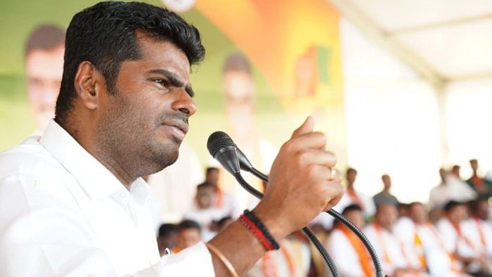 Tamil Nadu BJP chief K Annamalai. Credit: Twitter/annamalai_k