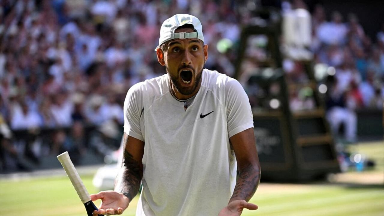 Last year's Wimbledon runner-up Nick Kyrgios. Credit: Reuters Photo